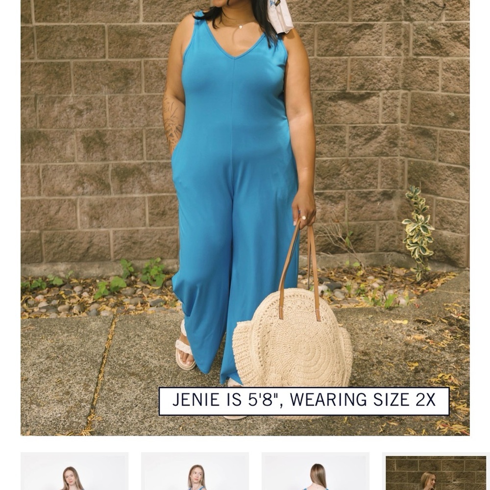 Smash and Tess Tuesday Sleeveless Romper wide leg